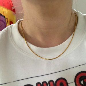 HRH Collection Gold Plated Snake Chain